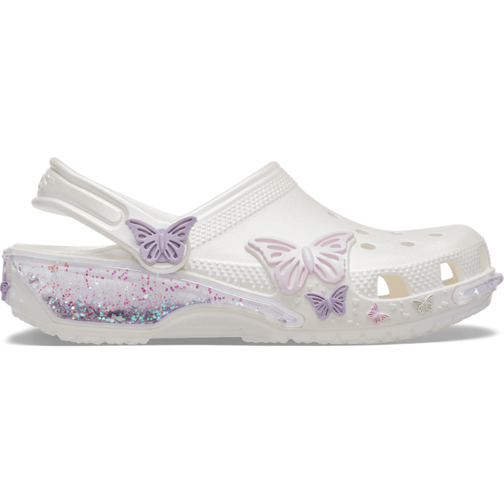Toddler Classic Butterfly Sparkle Shaker Clog