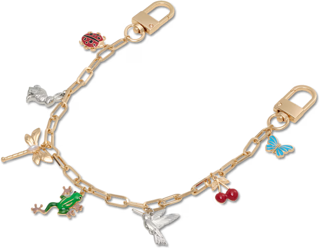Spring Long Chain Bag Charm