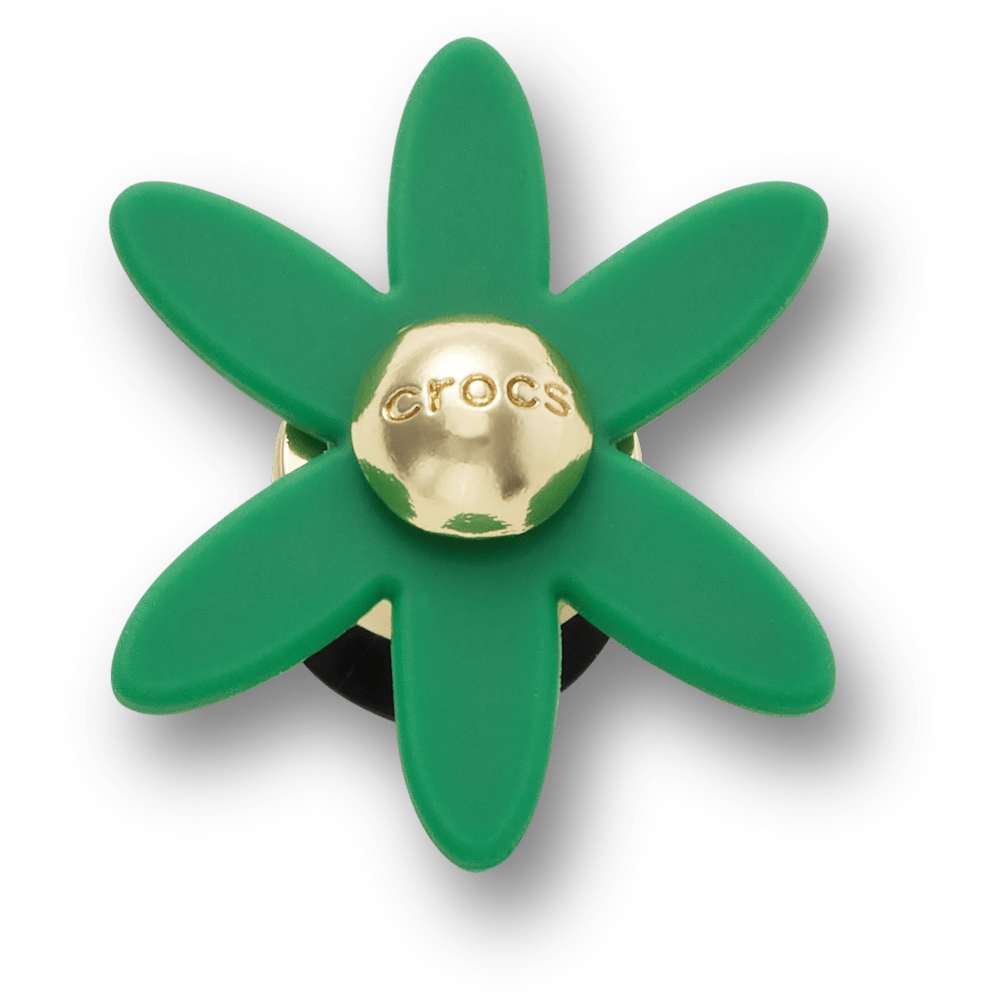 Retro Green Spinner Flower