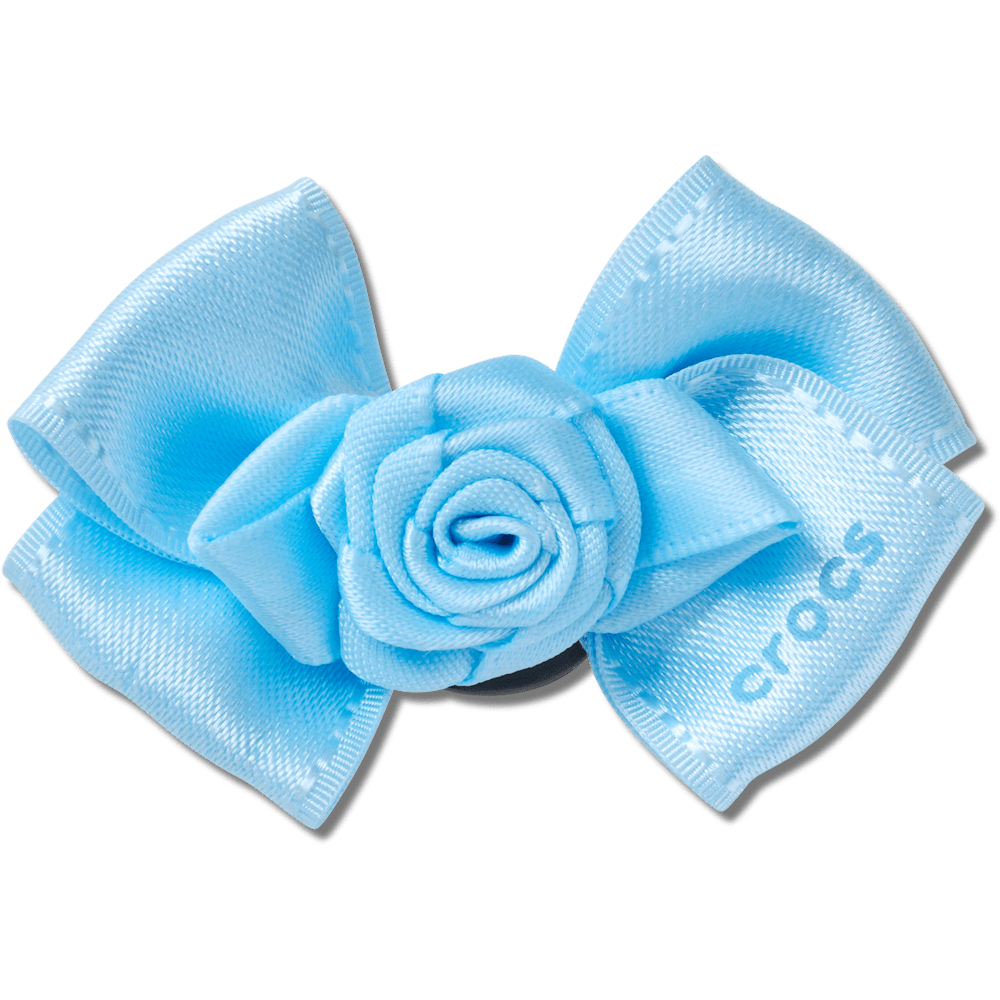 Blue Rosette Bow