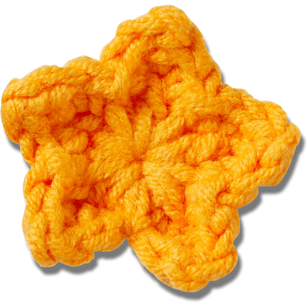 Crafted Crochet Orange Star