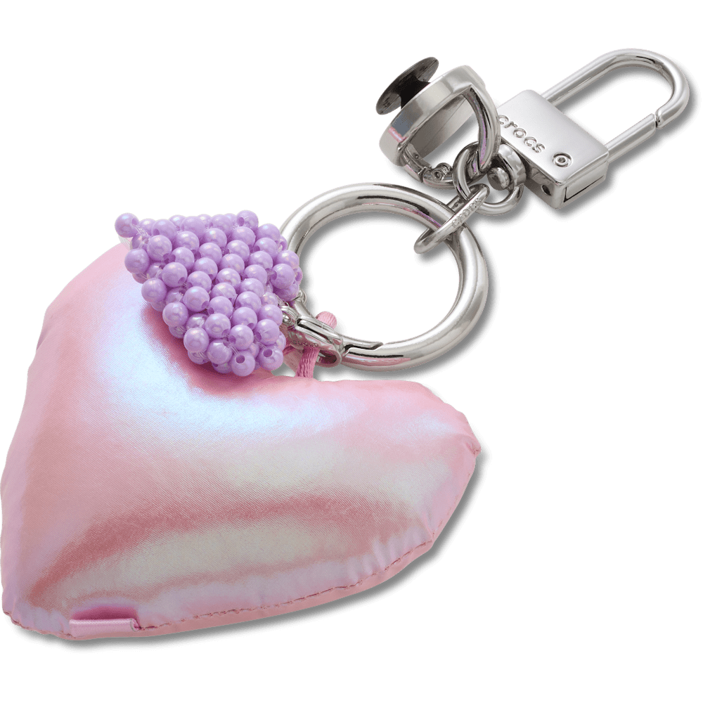 Double Heart Bag Charm