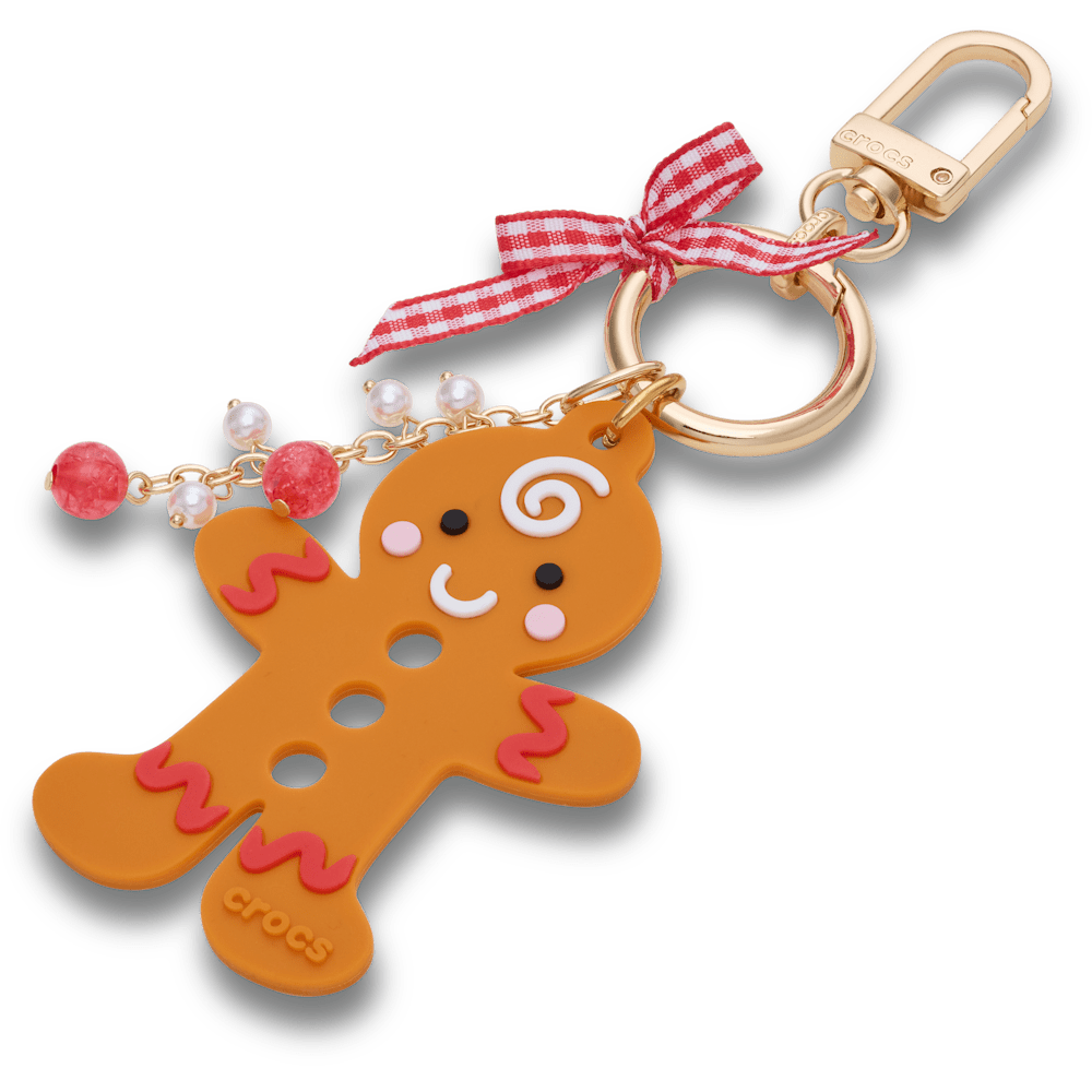 Gingerbread Man Bag Charm
